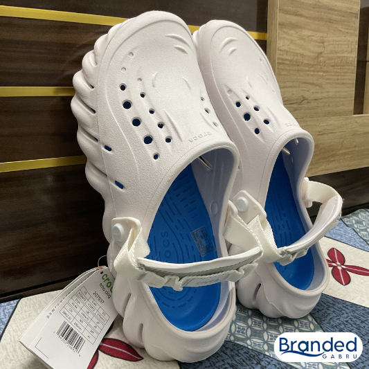 Crocs Echo Clogs (White/Blue)