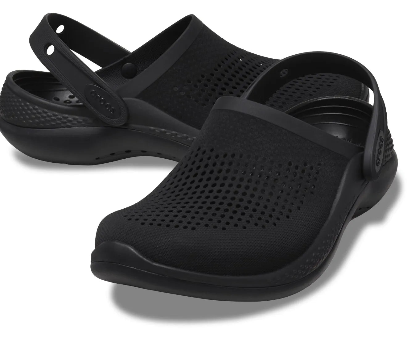 360 Crocs Literide Clogs (Complete Black)