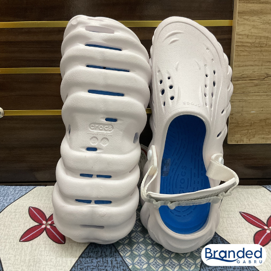 Crocs Echo Clogs (White/Blue)