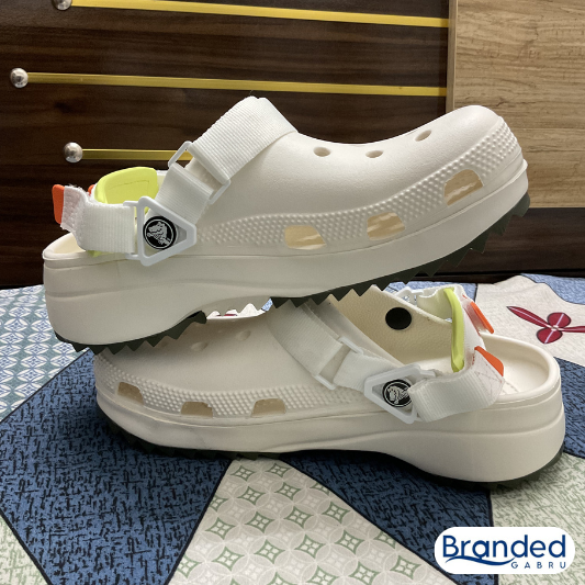 Crocs Classic Hiker Clogs (White)