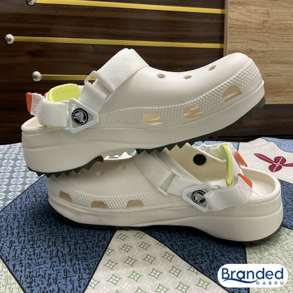 Crocs Classic Hiker Clogs (White)